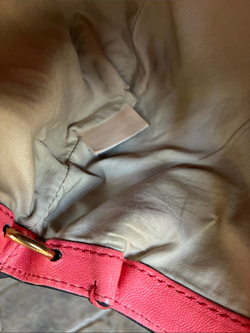 Chloe Elsie Leather two way Shoulder Bag Coral Pink Supple Leather - Picture 15 of 17